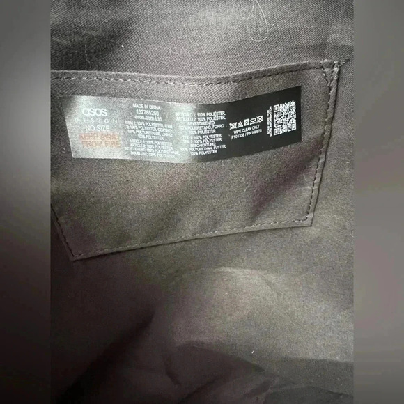 ASOS Gray felt large slouch tote bag - Picture 9 of 12